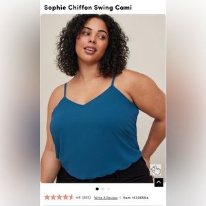Torrid Sophie Chiffon Swing Cami